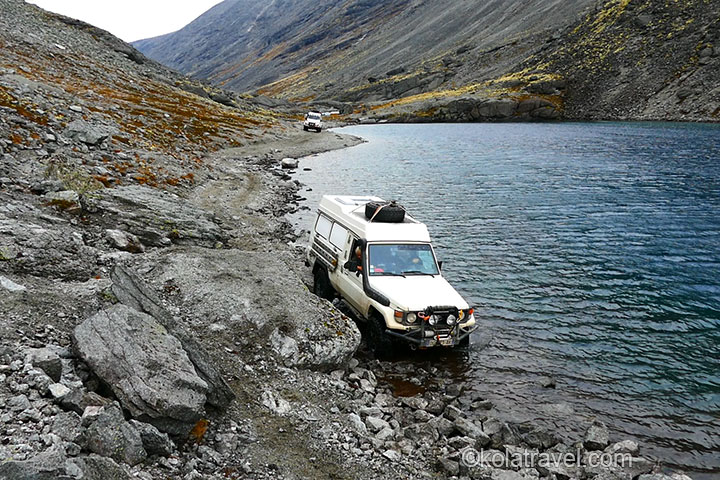 This 13 days 4x4 Arctic Off-road Expedition goes further then any other 4x4 adventure. You pass the 'mystic Rock' in Khibiny Tundra. Once 'Over the edge' a unique nature and off-road paradise waits for you. raid overland Russia. Kola Travel