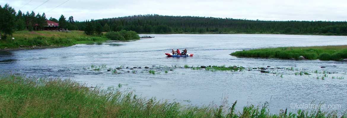 Kola Travel; specialist in water tours as kayaking and rafting on Kola Peninsula in Northwest Russia.